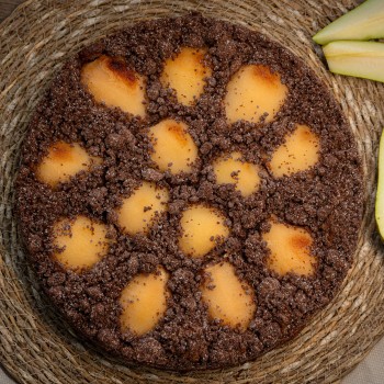 Tarte bretonne poire & chocolat