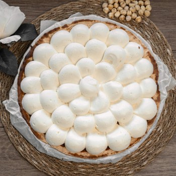 Tarte à la noisette & mousse vanille